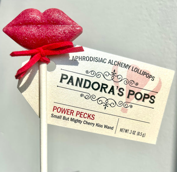 Tiny Kiss Lollipop: Power Pecks – Pandora's Pops