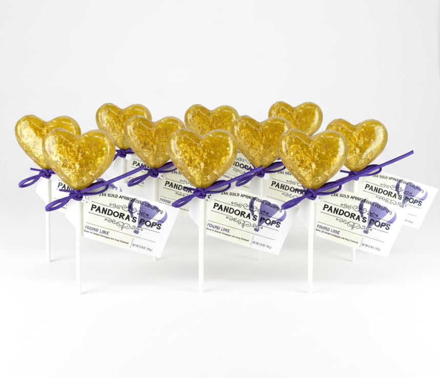 Found Love 24K Gold Lollipops