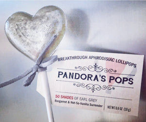 50 Shades of Earl Grey Aphrodisiac Lollipops